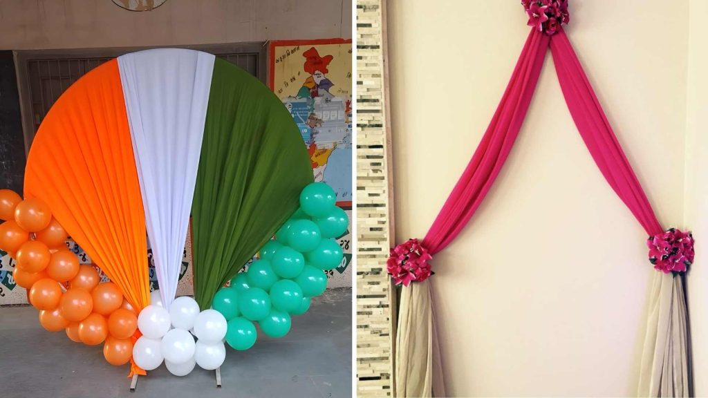 Drape the Entrance Decor for Republic Day