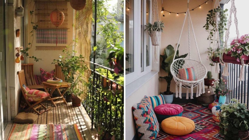 Bohemian Style Balcony