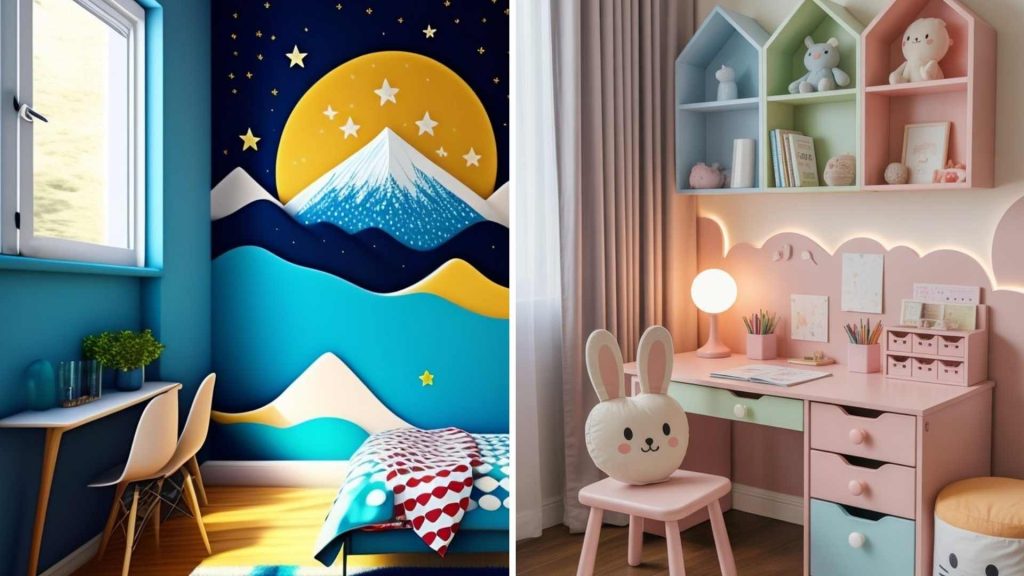 Inspiring Colours & Themes for Kids’ Study Corner