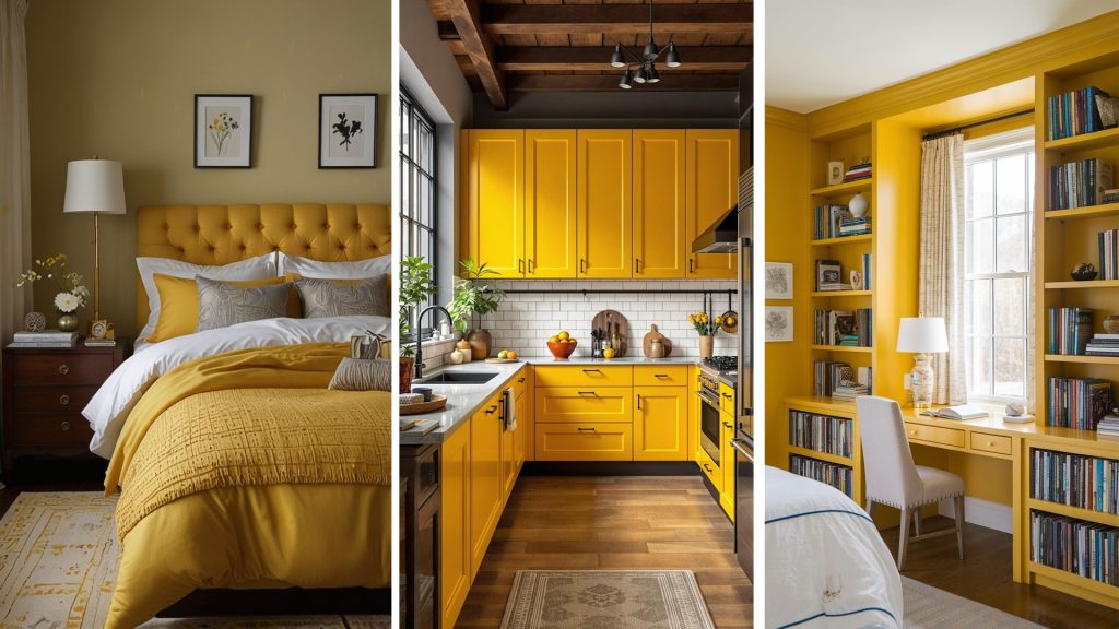 Yellow Color Combination for Walls