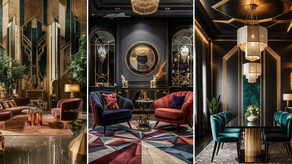 Art Deco Living Design Room Ideas