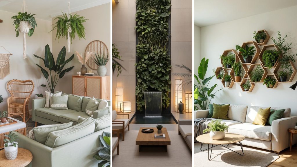 Biophilic Living Room Design Ideas