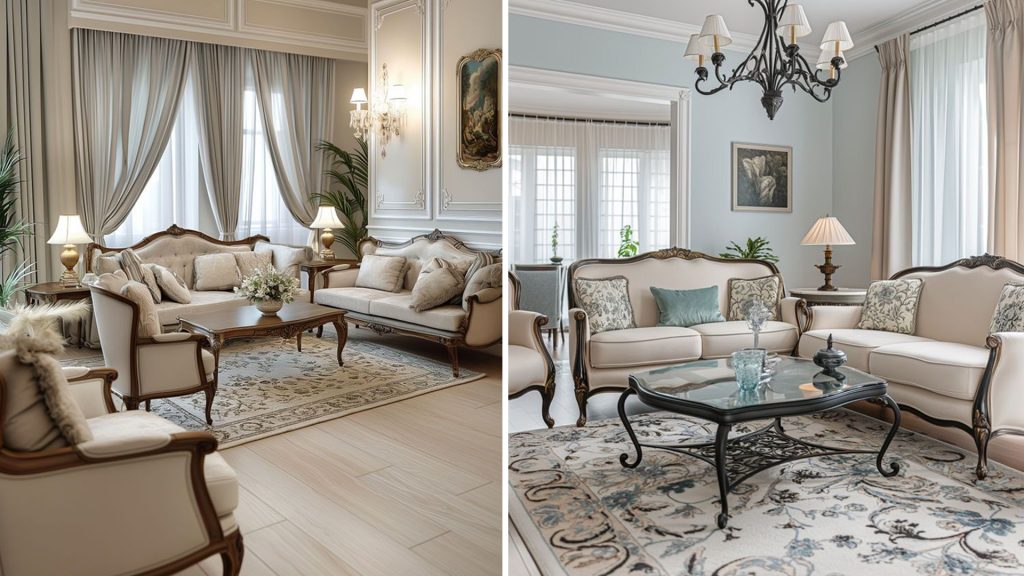 Casual Comfortable Vintage Living Room