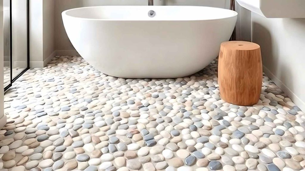 Pebble Bathroom Tiles Design