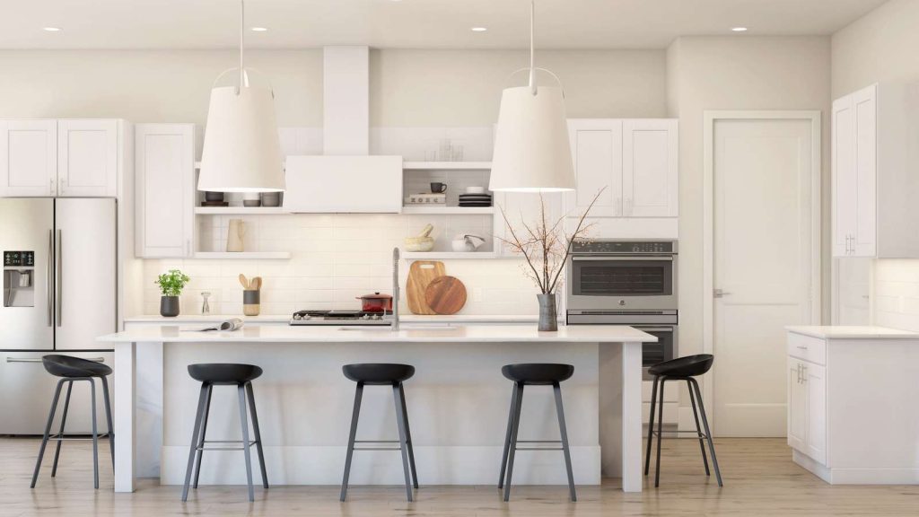 Straight Line or One-Wall Kitchen