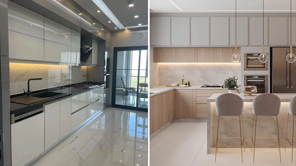 White Color Kitchen Design