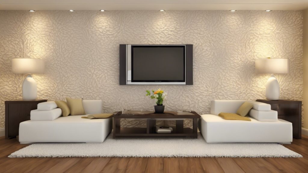 Textured Wall Paint for Living Room