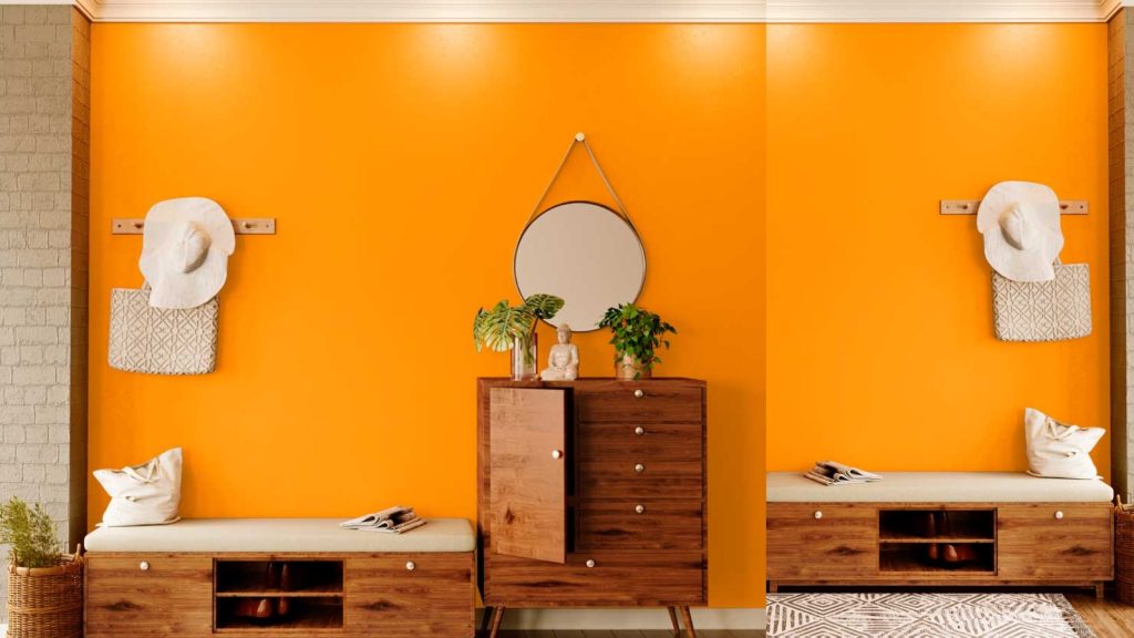 Orange Peel Wall Paint for Living Room