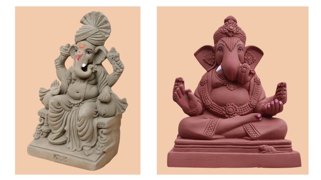 Ganpati Murti Decoration Ideas