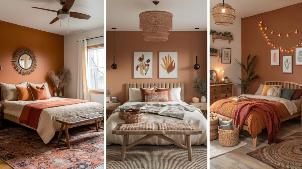 Terracotta Bedroom Color Designs