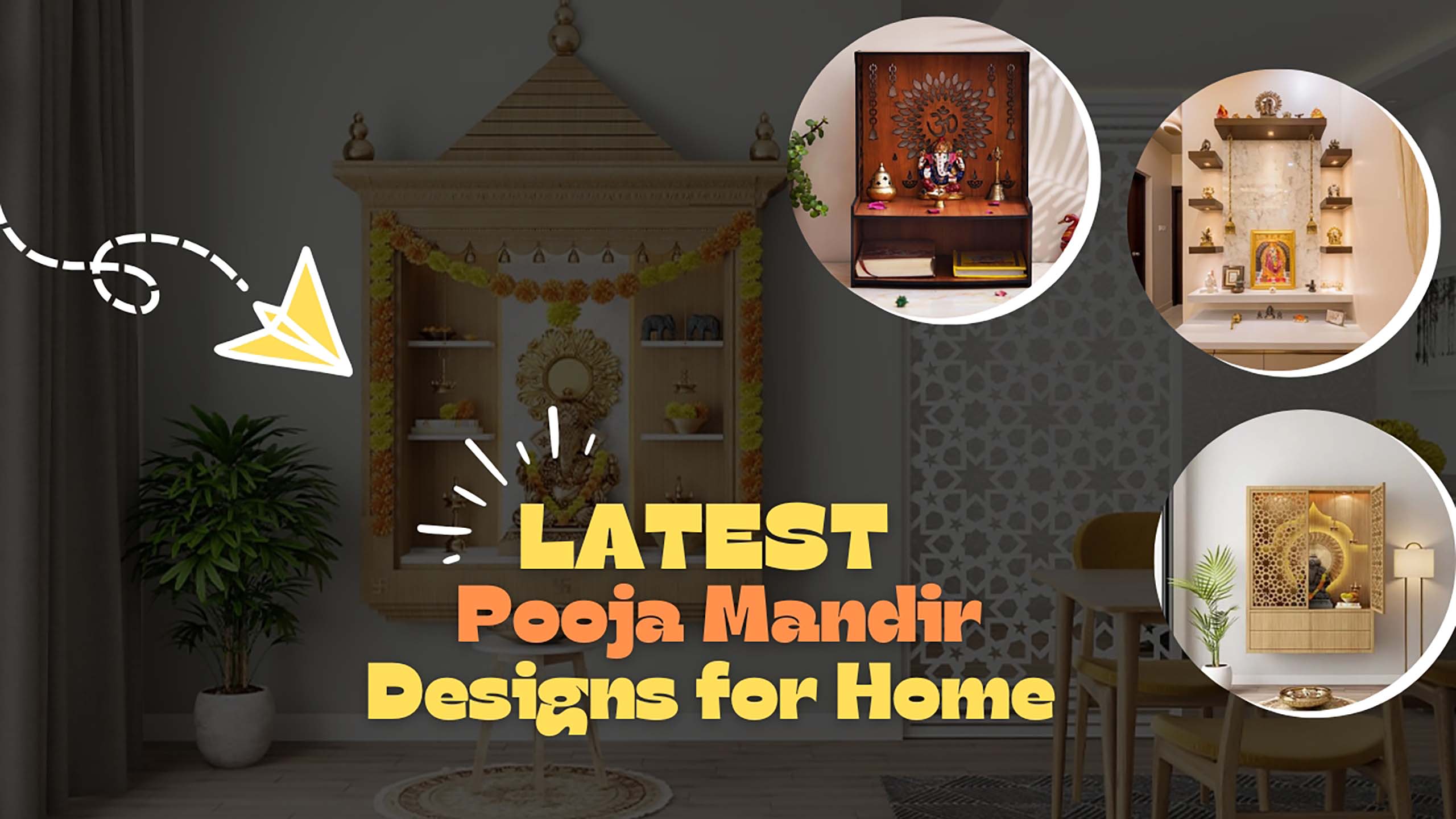Latest Pooja Mandir Designs for Home