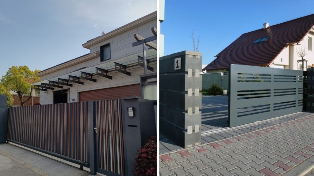 Minimalist Slide Home Gate Design