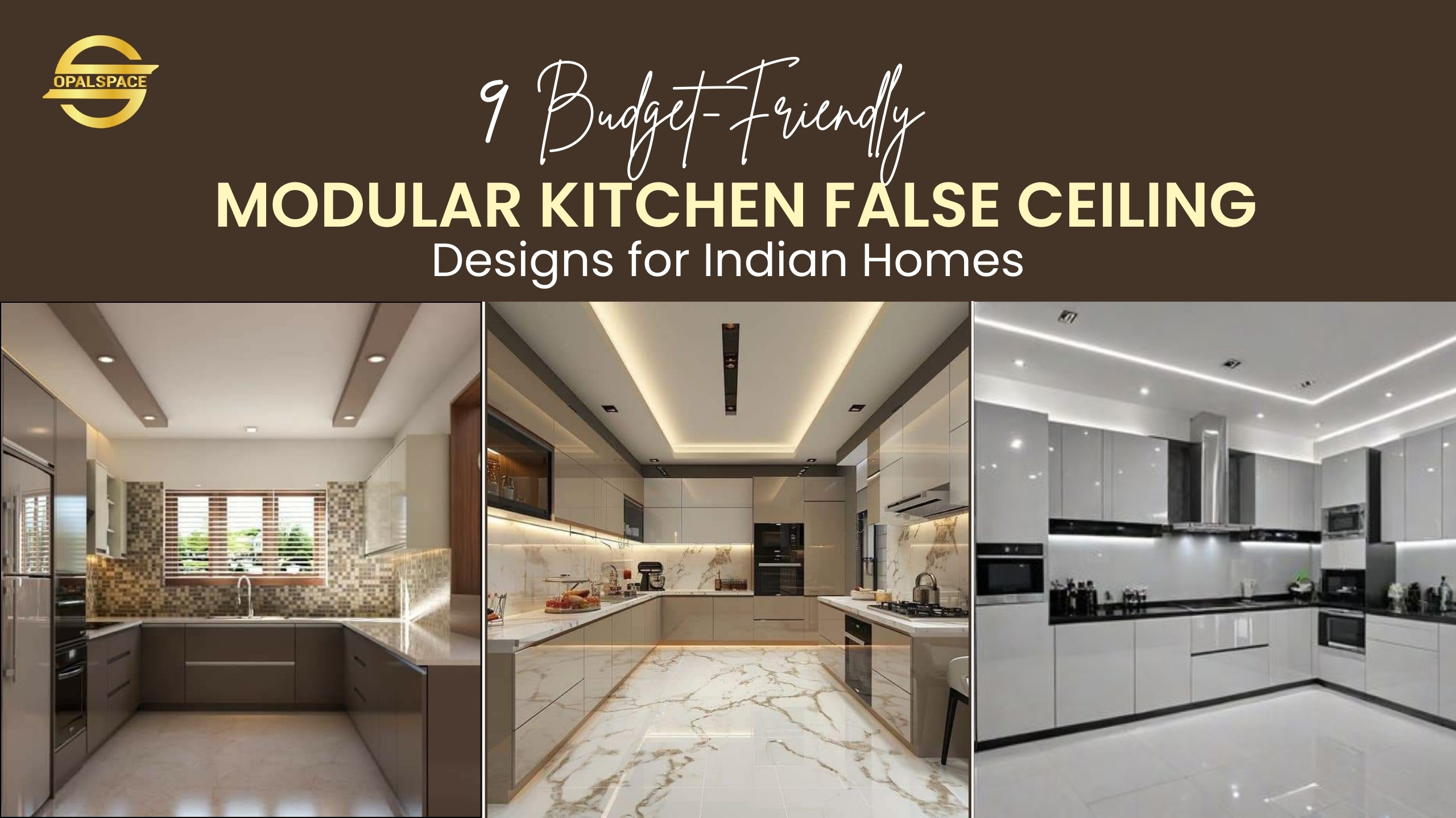 Modular kitchen false ceiling designs ideas