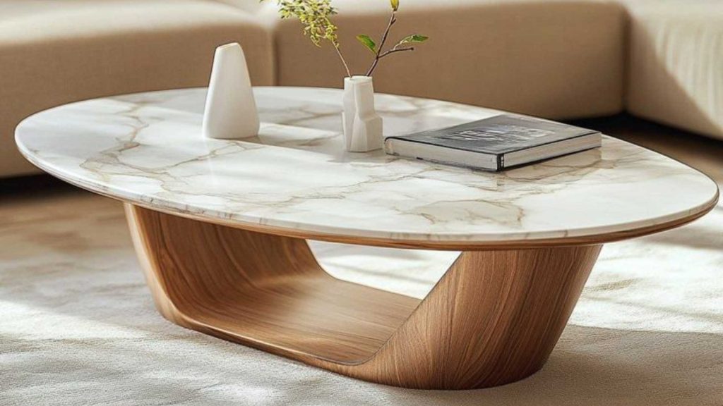 Designer Oval Coffee Table