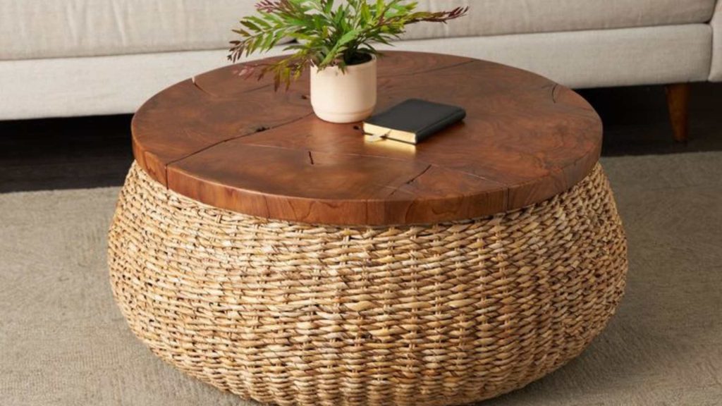 Rattan or Wicker Coffee Table