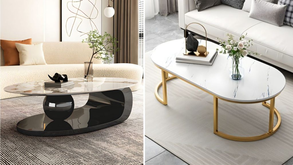 Designer Oval Coffee Table