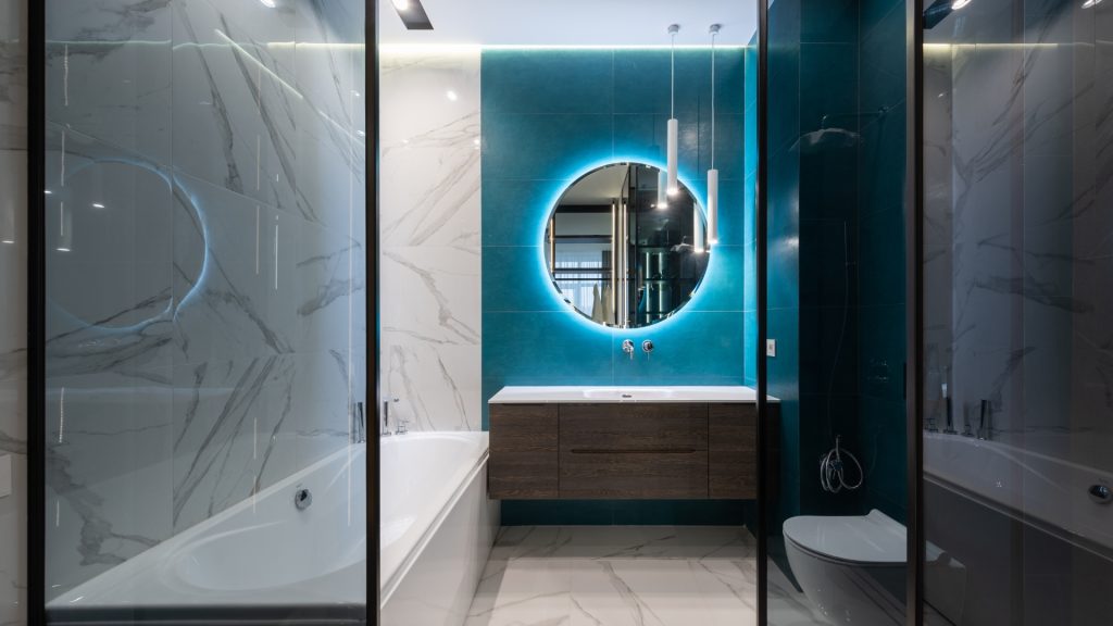 Bathroom Mirror with LED Light