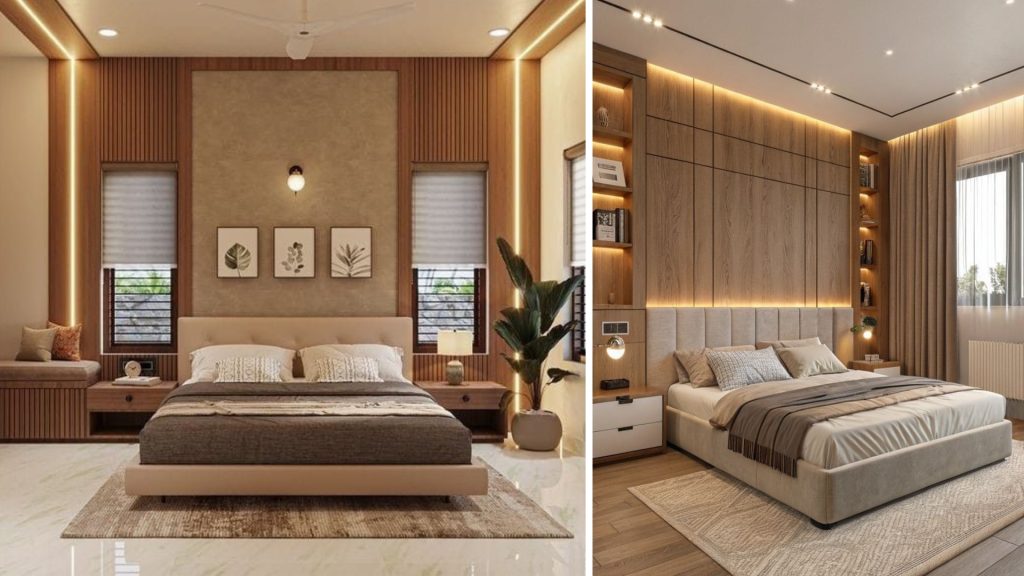 Modern 2BHK bedroom interior design