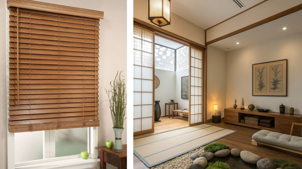 Zen style home interior highlighting poor lighting and ventilation