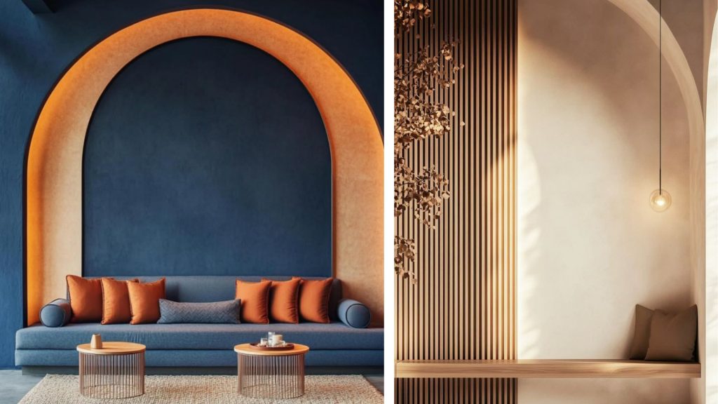 Zen style home interiors avoiding material and color overload