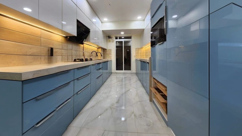 Standard kitchen aisle dimensions for Indian homes