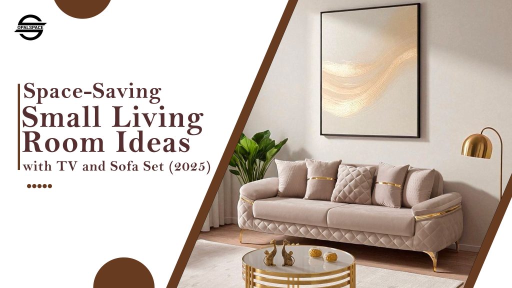 Small Living Room Ideas with TV and Sofa Set