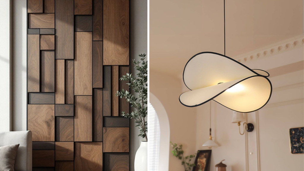 Metallic assets design for luxury small apartment