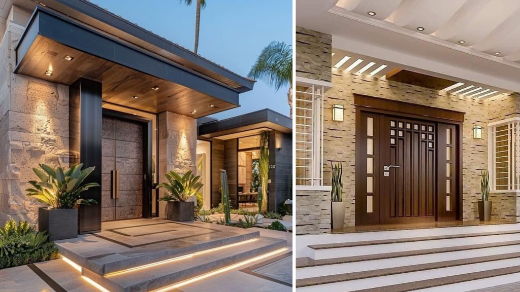 Main entrance designed as per Vastu remedies for positive energy