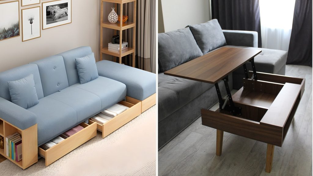 Luxury multi-functional furniture for small apartments
