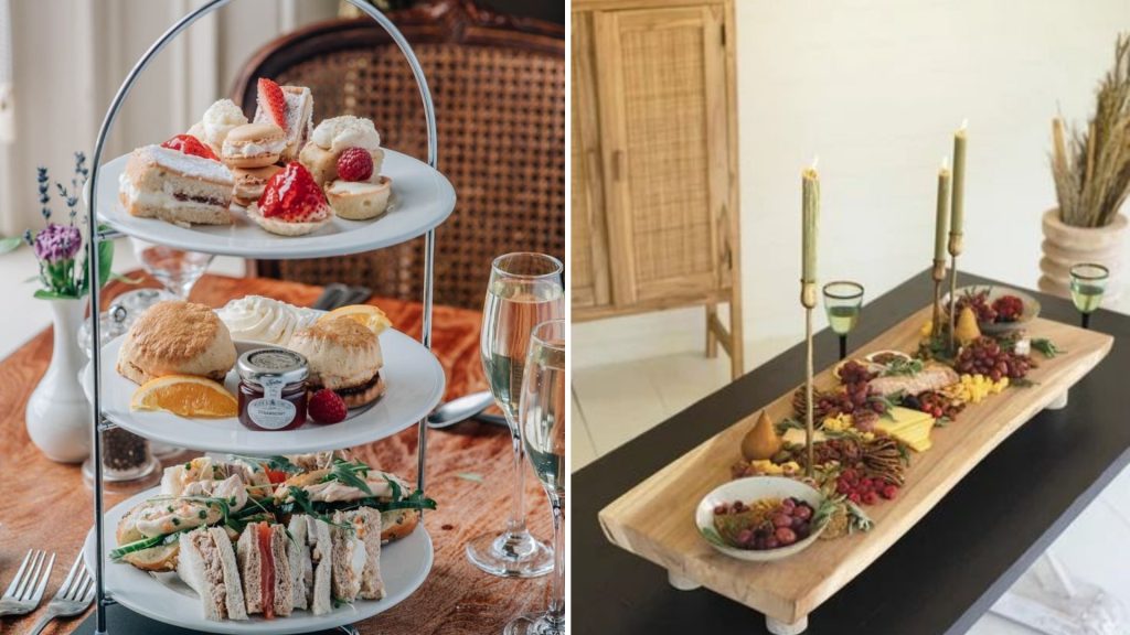 Serving board for New Year’s date night décor