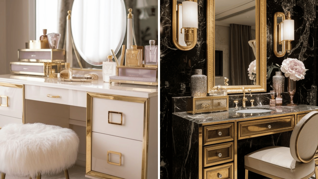 Glam & Art Deco Dressing Table