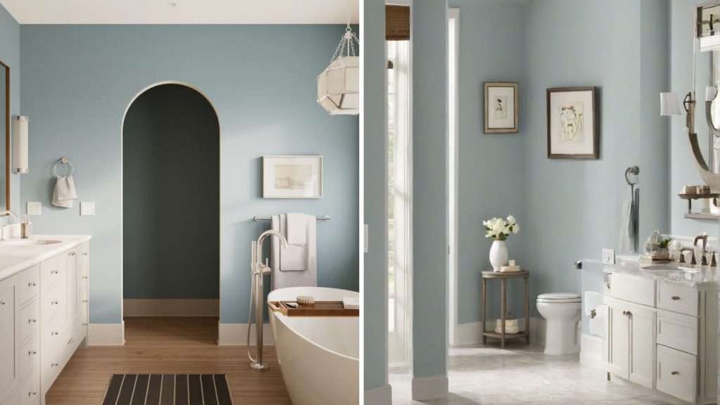 Dusty Cornflower Blue wall paint for modern home interiors