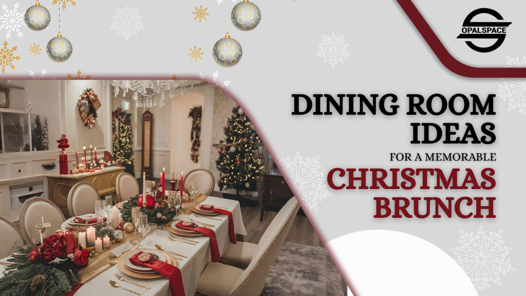 Christmas dining room