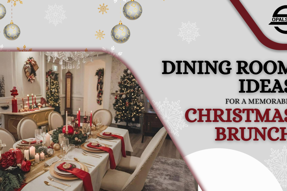Christmas dining room