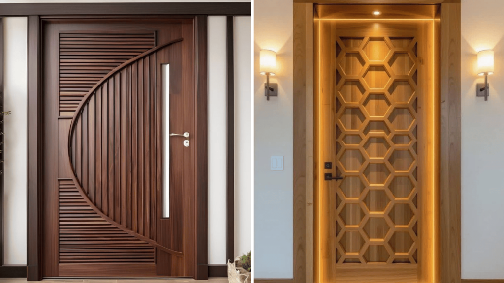 Geometric Door Design