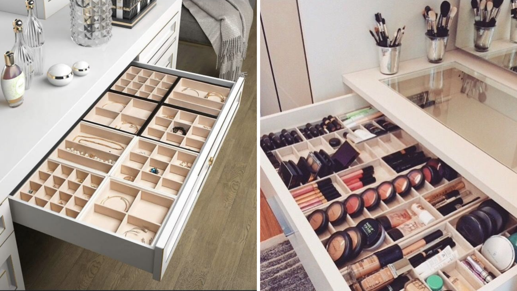 Thoughtful Storage in Dressing Table
