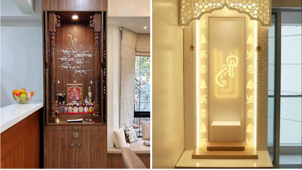 Corner Mandir Design