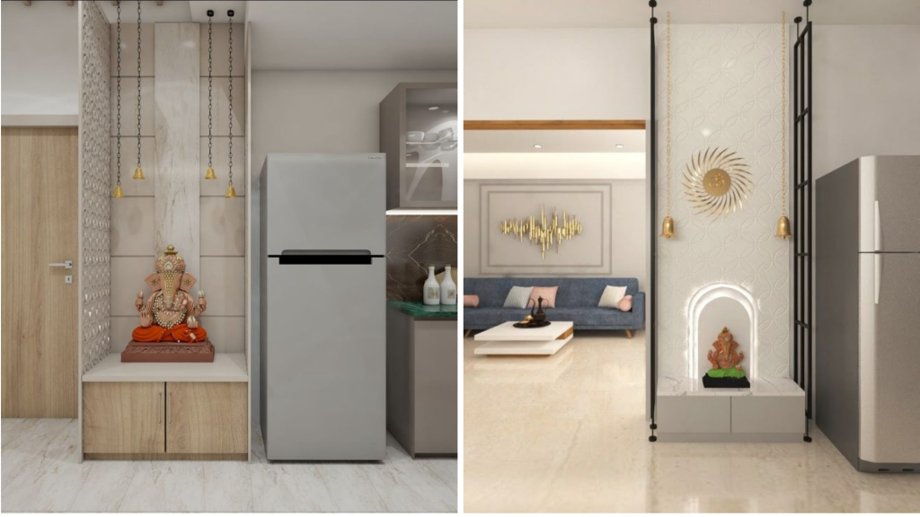 Jali Partitions Mandir Design