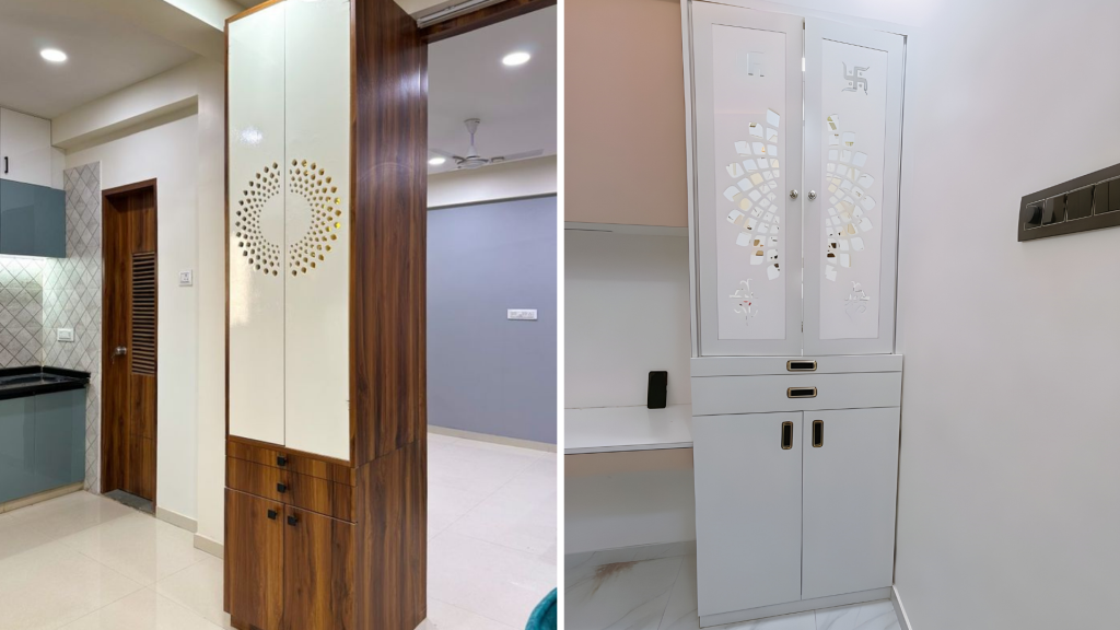 Folding or Concealed Mandirs