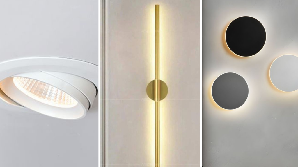 Invisible & Disappearing Fixtures Wall Light Designs