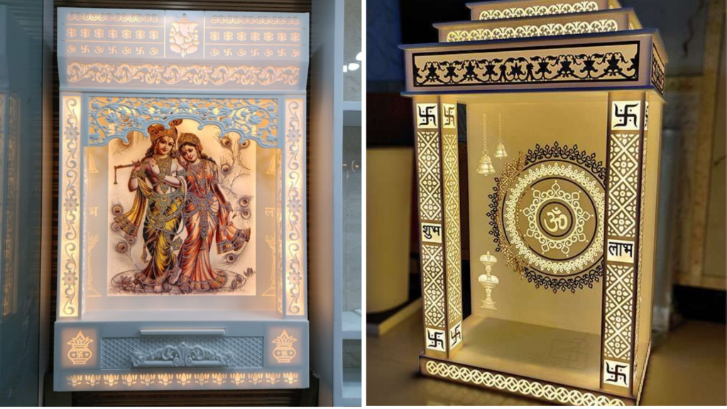 Corian Mandir Design