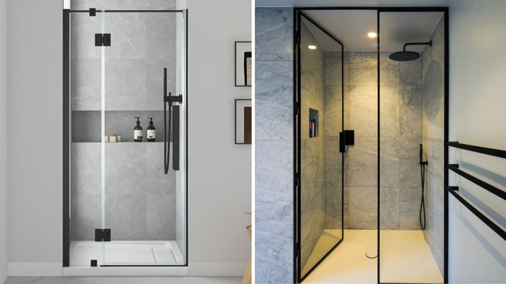 Niche Enclosure with Black Hardware