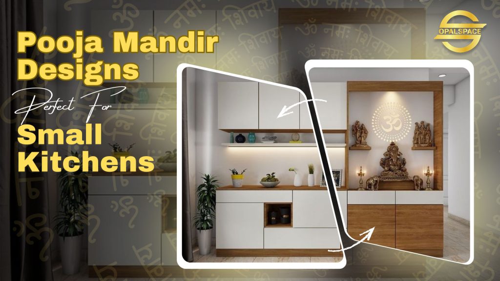 ooja Mandir Designs for Small Kitchens