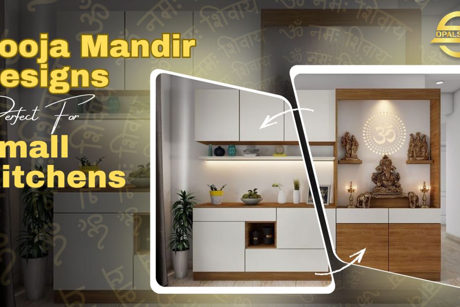 ooja Mandir Designs for Small Kitchens