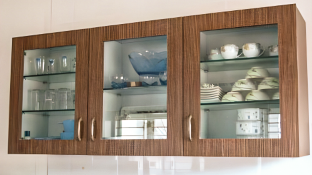 Wall Mounted Crockery Unit Design