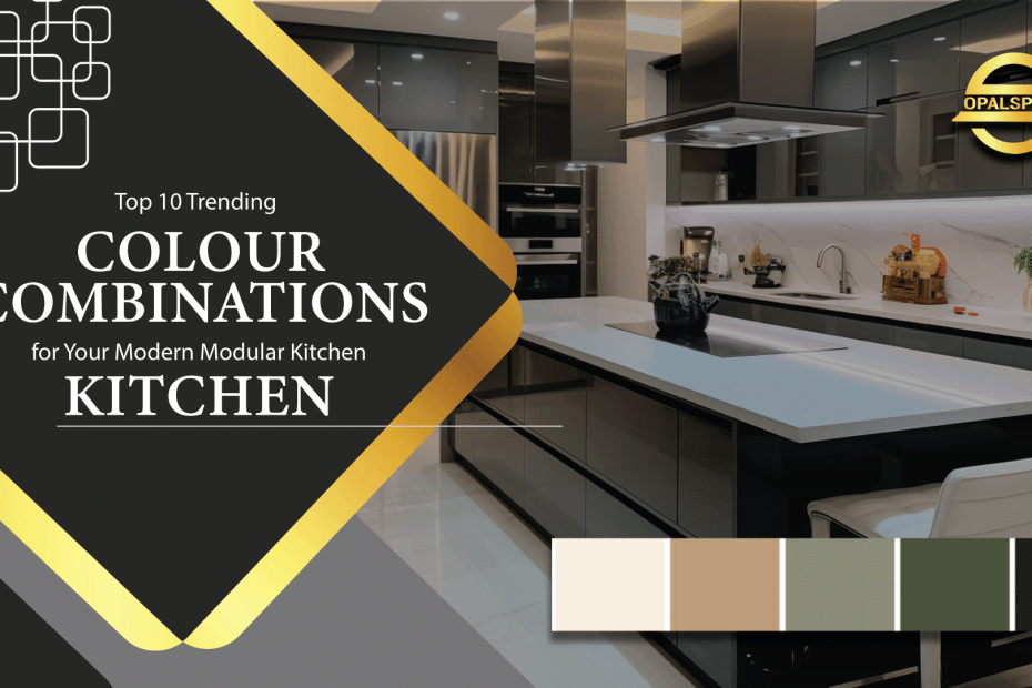 ending Colour Combinations for Your Modern Modular Kitchen