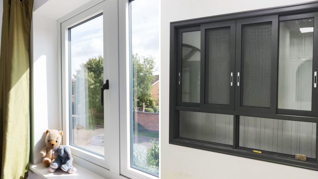 Aluminum window design for modern homes