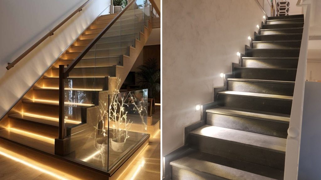 Ambient light setup for staircase as per Vastu