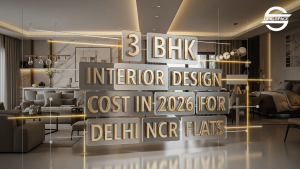 3 BHK flats interior design cost