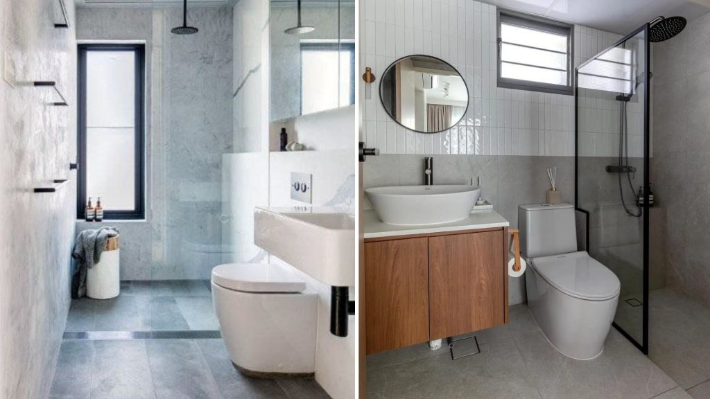 Modern bathroom window design